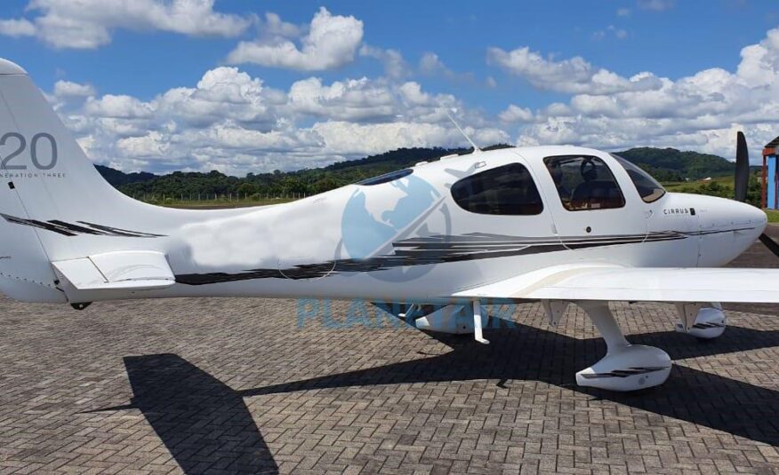 Cirrus SR20 G3 – Ano 2008 – 3.300 Horas Totais