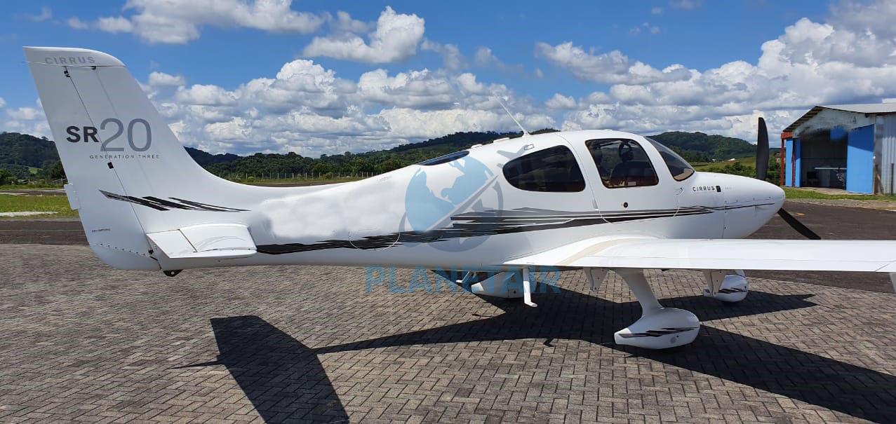 Cirrus SR20 G3 – Ano 2008 – 3.300 Horas Totais