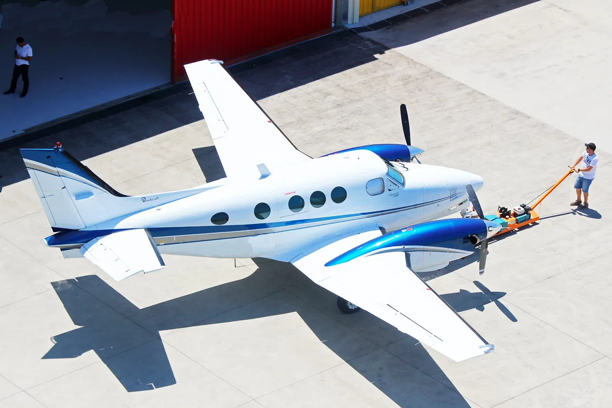 Beechcraft King Air C90A – Ano 1981 – 9.150 H.T.