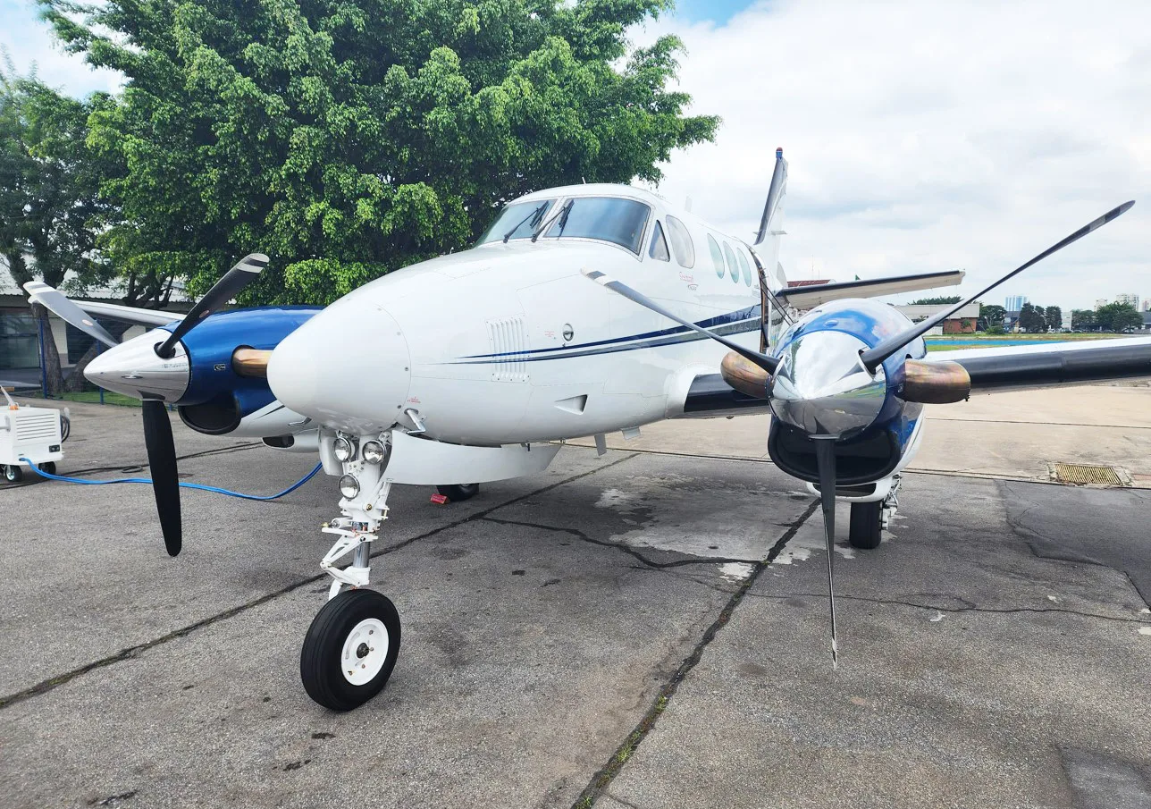 Beechcraft King Air C90A – Ano 1981 – 9.150 H.T.