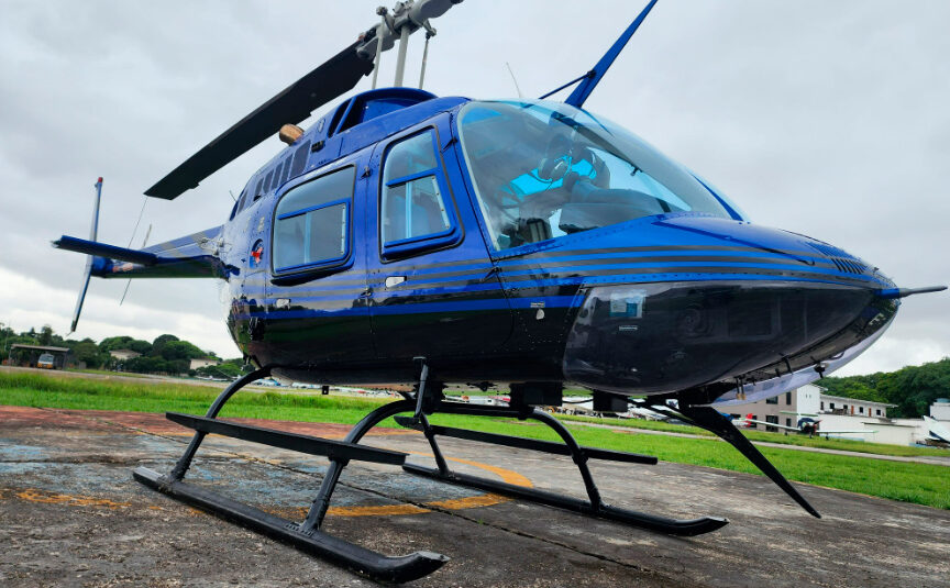 Helicóptero Bell 206B Jet Ranger III – Ano 2004 – 2.415 H.T.