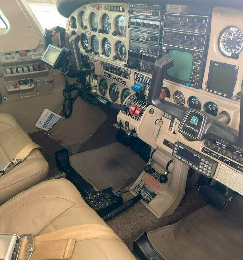 Avião Embraer Seneca II EMB-810C – Ano 1980 – 4.771 H.T.