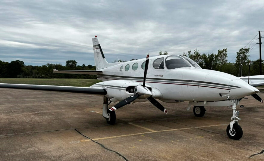 Avião Cessna 340A – Ano 1978 – 3.919 H.T.