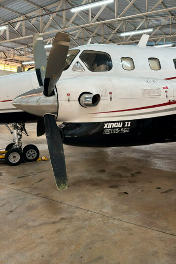 Avião Embraer Xingu II EMB-121A1 – Ano 1980 – 6.570 H.T.