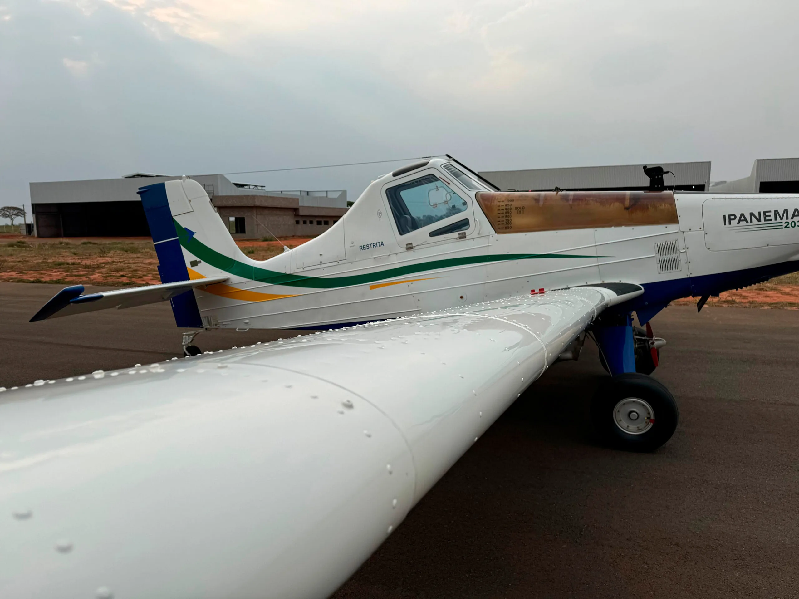 Avião Agrícola Embraer Ipanema EMB-203 – Ano 2018 – 3.100 H.T.