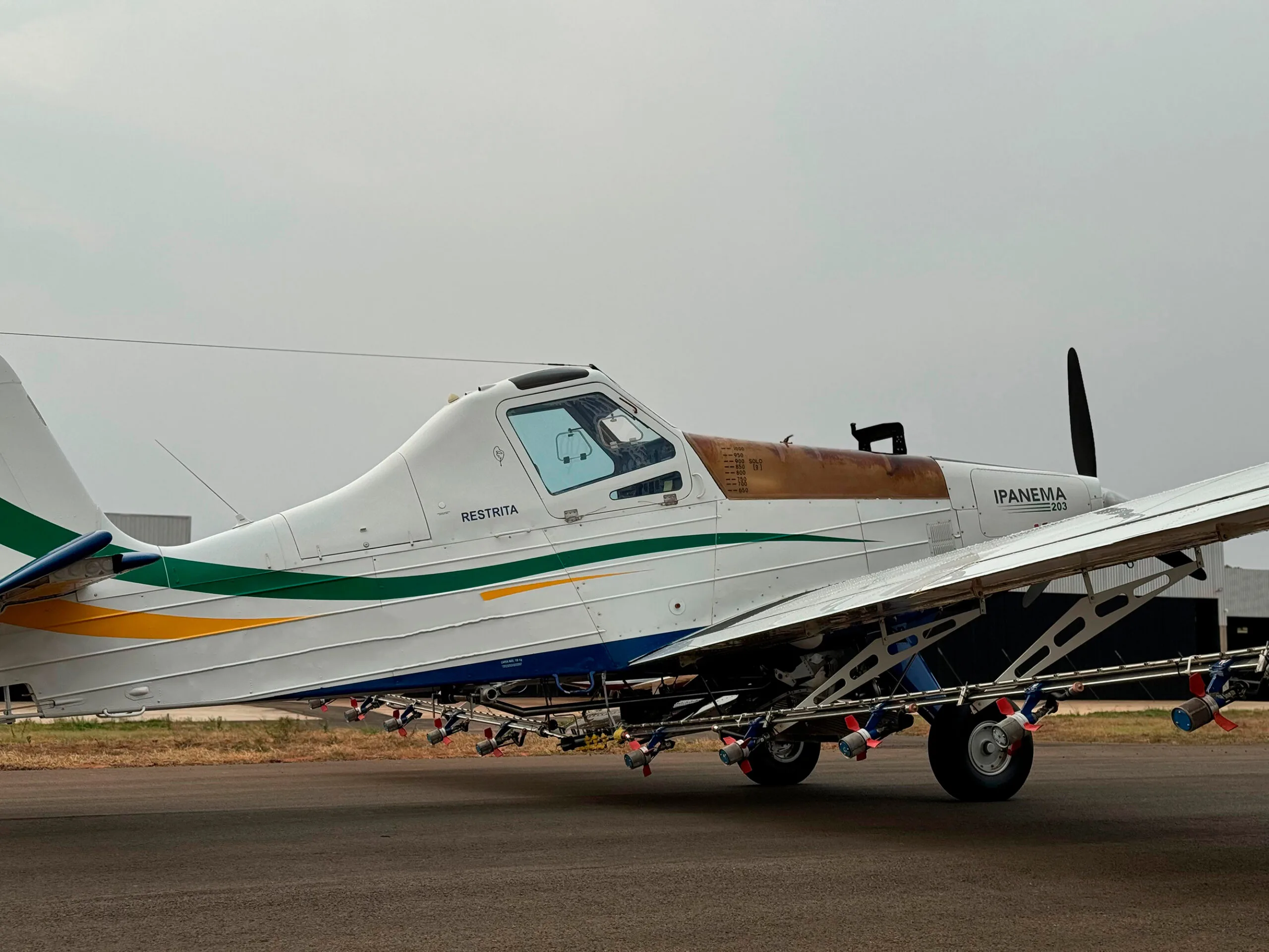 Avião Agrícola Embraer Ipanema EMB-203 – Ano 2018 – 3.100 H.T.