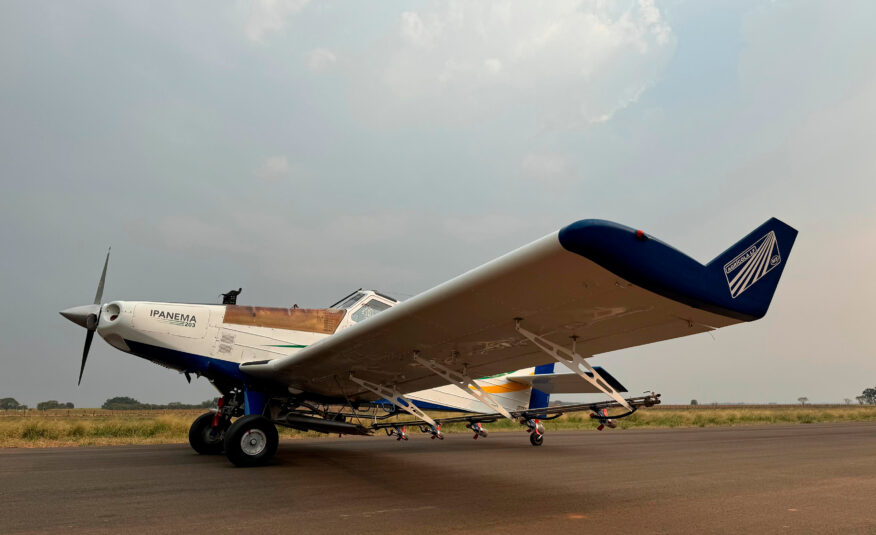 Avião Agrícola Embraer Ipanema EMB-203 – Ano 2018 – 3.100 H.T.