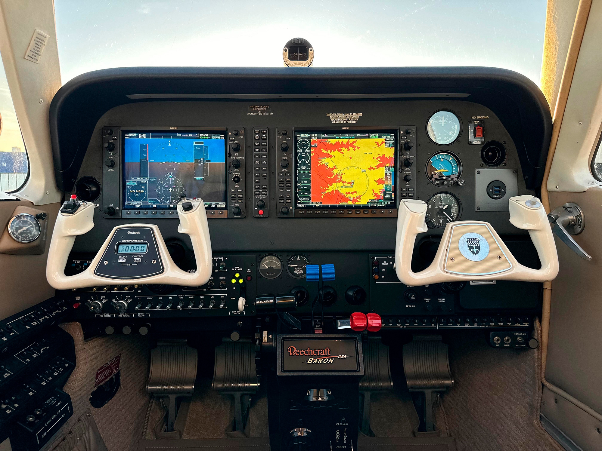 Beechcraft Baron G58 – Ano 2008 – 1.900 H.T.