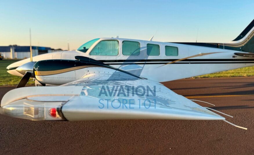 Avião Beechcraft Baron 58 – Ano 1983 – 1.250 H.T.